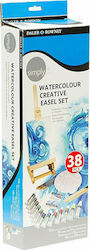 SIMPLY WATERCOLOUR CREATIVE EASELSET 38ΤΕΜ