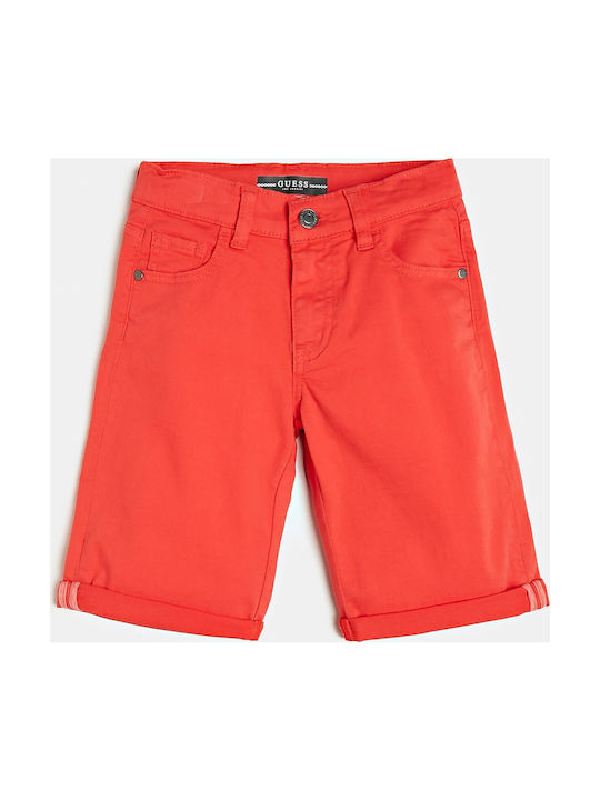 Guess Kinder Shorts/Bermudas Stoff Βερμούδα Rot