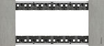 Legrand Living Now Horizontal Switch Frame 3-Slots Silver 6 Στοιχείων KA4806ZG