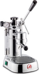 La Pavoni Professional Lusso Χειροκίνητη για Αλεσμένο Καφέ Ασημί La Pavoni Professional Lusso Χειροκίνητη για Αλεσμένο Καφέ Ασημί