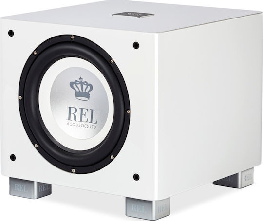 Rel Acoustics T/9x Wireless Active Subwoofer with Speaker 10" 300W White Glossy