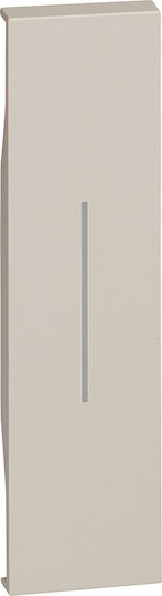 Legrand Living Now Ярък бутон 1 елемент в Бежов Цвят KM01