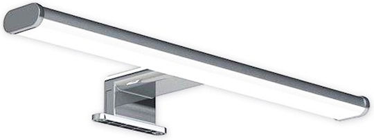 Brand Modern Lamp Bathroom with Integrated LED and Natural White Light Silver 40cm
