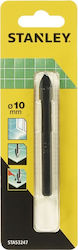 Stanley Drill with Cylindrical Shank for Glass και Tiles 10mm