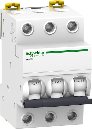 Schneider Electric Automatic Circuit Breaker 32A Triple-pole AC A9K24332
