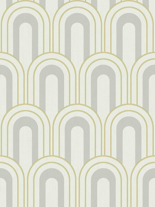 Wallpaper Casa Mood Vinyl Gray L1005xW53cm Washable