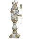 Inart Plastic Christmas Nutcracker 37cm White