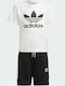 Adidas Kids Set with Shorts Summer 2pcs White