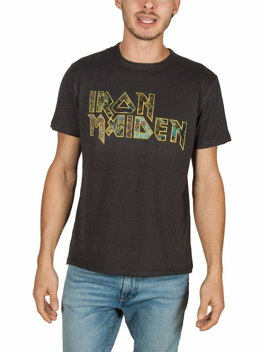 Pegasus Eddies Logo Tricou Iron Maiden Negru Bumbac ZAV210IME