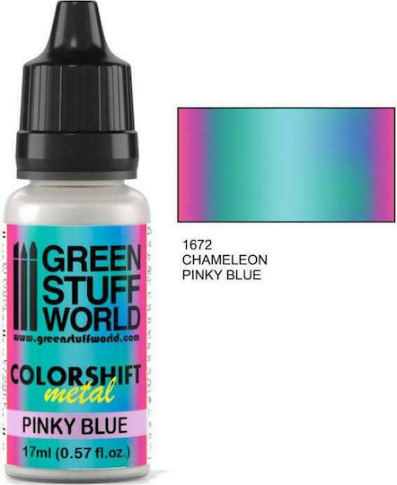 Green Stuff World Colorshift Metal Χρώμα Μοντελισμού 1672 - Chameleon Pinky Blue 17ml
