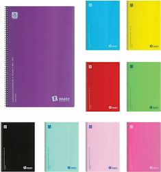 Typotrust Spiral Notebook Ruled A4 3 Subjects Special T-Mate P.P. 1pcs (Μiscellaneous colours)