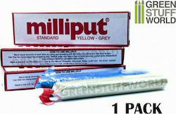 Green Stuff World Milliput Standard Yellow Grey Putty Modeling 8436554360208ES