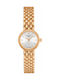 Tissot Lovely Ceas Dama 20mm Baterie Cu Brățară Metalică Rose Gold