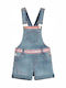 Kids' Denim Overalls Dungarees Blue