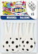 Set 8 Ballons Latex Weiß 32cm