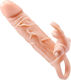 Pretty Love Brave Man Προέκταση Πέους με Δόνηση Flesh 5cm