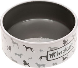 Ferplast Juno Ceramic Bowls Dog Food & Water Gray 750ml 71092400