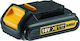 DEWALT Μπαταρία Εργαλείου Λιθίου 18V με Χωρητικότητα 1.3Ah