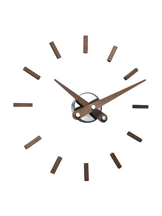 Nomon Sunset Wall Clock Sticker Metallic Brown