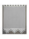 Silk Fashion Κουρτίνα Παραθύρου με Τιράντες 2003/1 Ecru 120x150εκ.