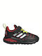 Fortarun Superhero Αθλητικά Παιδικά Παπούτσια Running με Σκρατς Core Black / Cloud White / Vivid Red