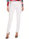 Guess Women's Fabric Trousers in Skinny Fit White