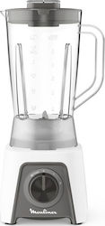 Moulinex LM2C01 Μπλέντερ για Smoothies 1.5lt 450W Λευκό