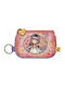 Santoro Little Dancer Kids' Wallet Coin with Zipper & Keychain for Girl Pink 1044GJ06