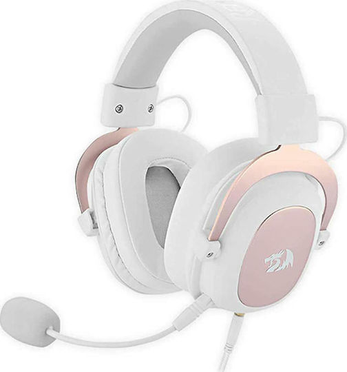 Redragon H510 Zeus Über Ohr Gaming-Headset mit Verbindung 3,5mm / USB Weiß