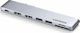 Ugreen CM356 Dual USB-C Docking Station mit HDMI 4K PD und Verbindung 2 Monitore Gray