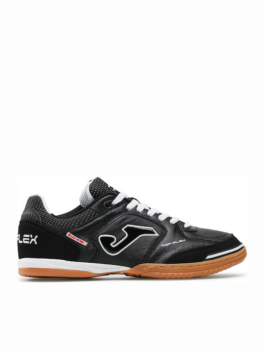 Joma Top Flex Ποδοσφαιρικά Παπούτσια Σάλας IN Μαύρα