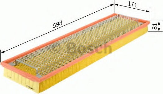Bosch Filtru de Aer Auto pentru Mercedes-Benz Vario Autobuz 1996 / Vario Van / Vario 1996