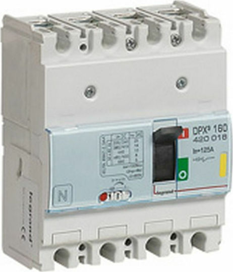 Legrand DPX³ Industrial Power Διακόπτης Ισχύος 4P 125Α 16kA 420016