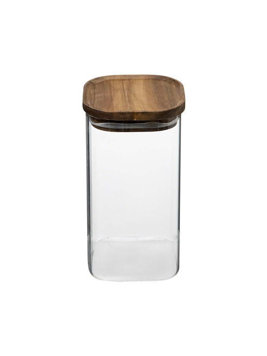 Atmosphera Secret General Use Vase with Transparent Glass Lid 1300ml 1 Piece