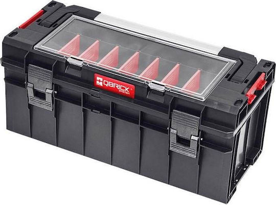 Qbrick System One Pro 600 Hand Toolbox Plastic with Tray Organiser W54.5xD27xH24.6cm