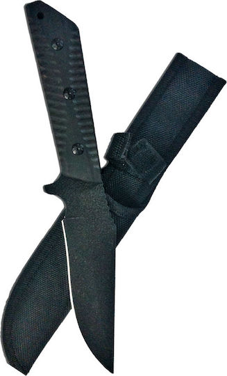 Alpin Tactical Series Knife Survival Black in Sheath