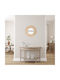 Atmosphera Celia Wall Mirror with Beige Rattan Frame Diameter 68cm 1pcs