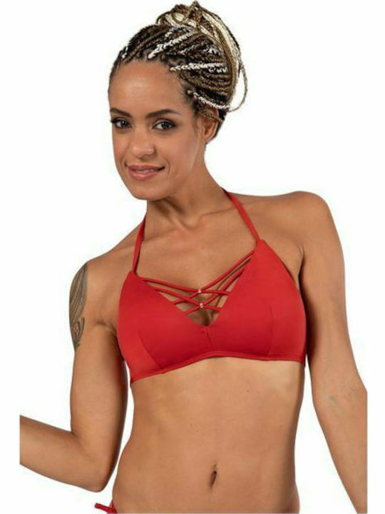 Dorina Mansour Eco Bikini Sutien sport cu umplutură Roșu