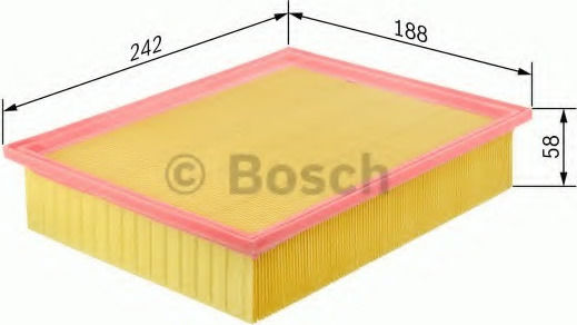 Bosch Luftfilter für Autos für Opel Vectra Limousine J96 11.1996 - 04.2002