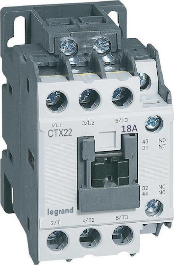 Legrand CTX3 Relee de Fază Putere 18A cu Tensiune 230V 7.5kW