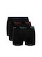 Boxer Orman Ανδρικά Μποξεράκια Μαύρα 3Pack