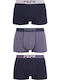 Holgate Herren Boxershorts Blue 3Packung