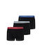 Royston Ανδρικά Μποξεράκια Μαύρα 3Pack