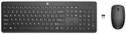 HP 230 Kabellos Tastatur & Maus Set Englisch US