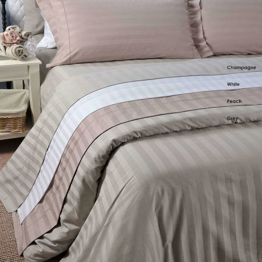 Down Town Home Set Einzel 3Stück 175x265cm Zaquard Champagne Down Town Home Set Einzel 3Stück 175x265cm Zaquard Champagne