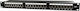 Gembird Patch Panel Shielded για Rack 1U 19" 24 Θυρών cat6 Μαύρο