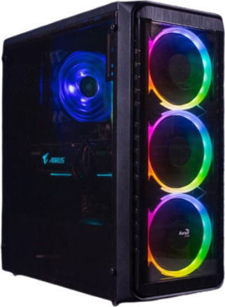 Aerocool Aerocool SI Desktop PC (i7-10700/16GB DDR4/240GB SSD + 500GB HDD/GeForce GTX 1660/No OS)