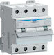 Hager Phase 4-Pole Earth Leakage Relay 32A με Ενσωματωμένο Μικροαυτόματο 30mA