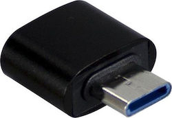 Inter-Tech 88885461 USB-C male σε USB-A female