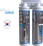 Waco 2-Stage Under Sink Water Filter System HQ9 with Replacement Filter Waco KDF 0.01μm & Waco UF Plus 0.03